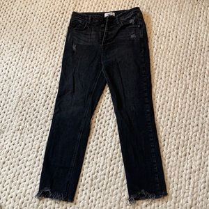 JBD raw gem black jeans